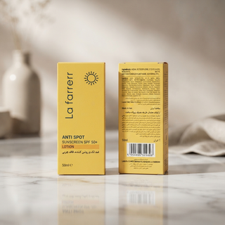 کرم ضد آفتاب و ضد لک بیرنگ لافارر مخصوص پوستهای خشک و معمولی SPF 30 | PA+++ - طیف گسترده
